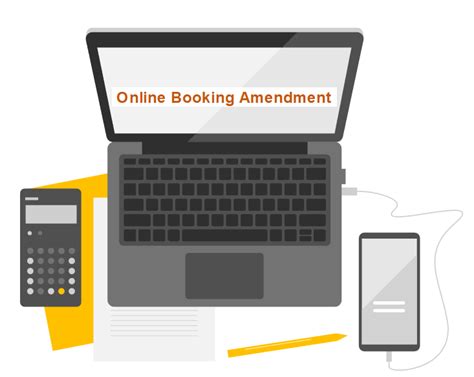 ONLINE BOOKING AMENDMENT & BOOKING .
